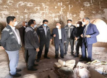 بازدید مسئولین شهرستان سیرجان از عمارت تاریخی صدرزاده