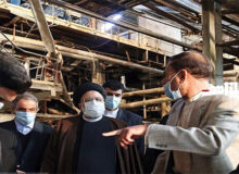 رییس قوه قضاییه از مجتمع فولاد ارومیه بازدید کرد