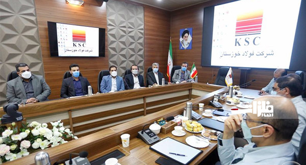 دیدار مدیرعامل شرکت فولاد خوزستان با شهردار اهواز