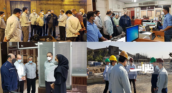 بازدید مدیرعامل فولادخوزستان از بخش‌های مختلف شرکت