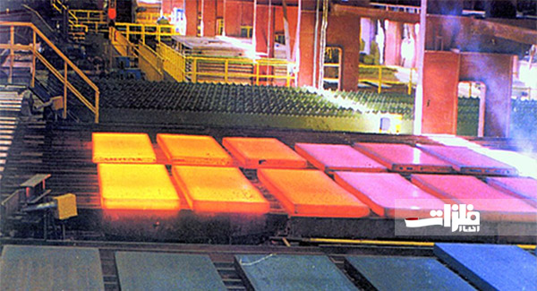 تولید شمش فولادی ۵۳۰ میلی‌متری در اسفراین