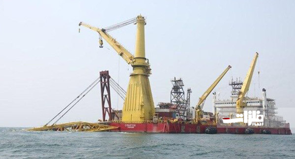 اتمام لوله‌گذاری دریایی پایانه نفتی جاسک