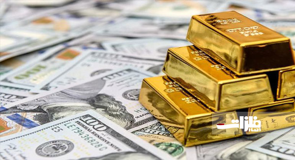 قیمت طلا هم‌شانه دلار رشد کرد