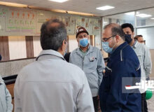 بازید مدیرعامل فولاد خوزستان از بخش مواد اولیه