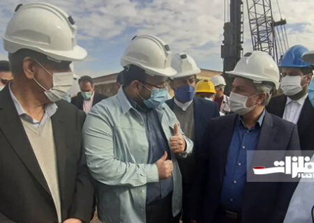 بازدید وزیر صمت از کارخانه فولاد شادگان