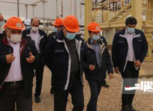 حضور مدیرعامل نفت مرکزی در منطقه عملیاتی پارسیان