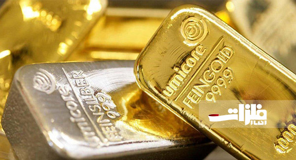 طلا در برابر نرخ بهره، کم آورد