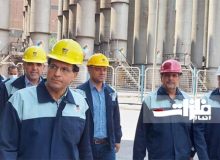 بازدید مدیرعامل ذوب‌آهن اصفهان از تعمیرات کارگاه اکسیژن