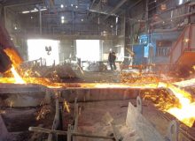 ماشین چدن‌ریزی کوره‌بلند ذوب‌آهن اصفهان در دست تعمیر