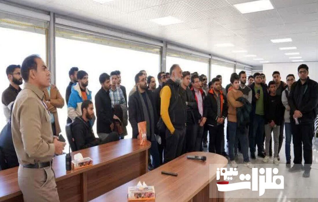 بازدید جمعی از دانشجویان از مجتمع مس سرچشمه رفسنجان